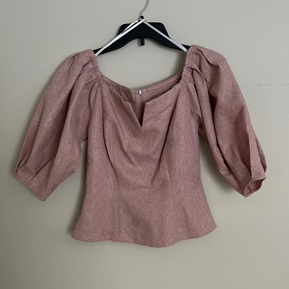 Love Bonito off the shoulder floral blouse- never worn